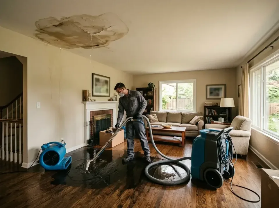 attic-pipe-burst-ceiling-drip-008 — frequently asked questions, Water Damage Restoration & Carpet Care in Chisholm, MN